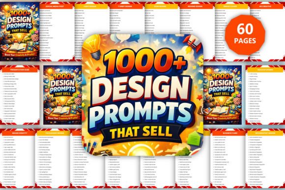 1000+ Design Prompts That Sell: Your Blueprint for Profitable Creativity