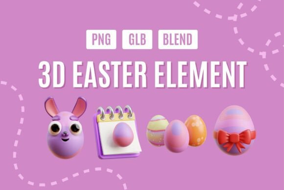 Bring Easter Magic to Life with the 3D Wonderland Pack 03