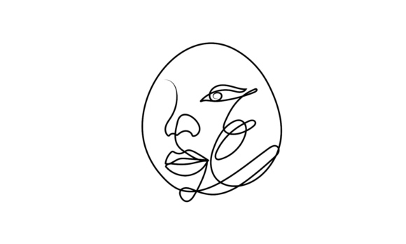 Bringing Life to Lines: Abstract Woman's Face Motion Graphics