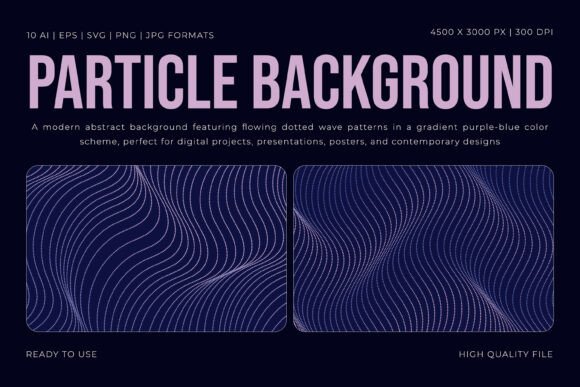 Dynamic Particle Backgrounds: A Modern Design Essential