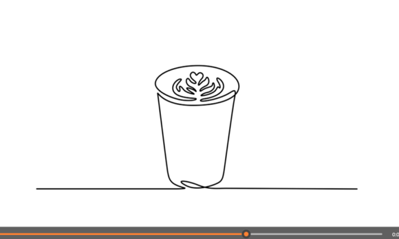 Motion Graphics of Takeaway Coffee Cup: A Designer's Brew
