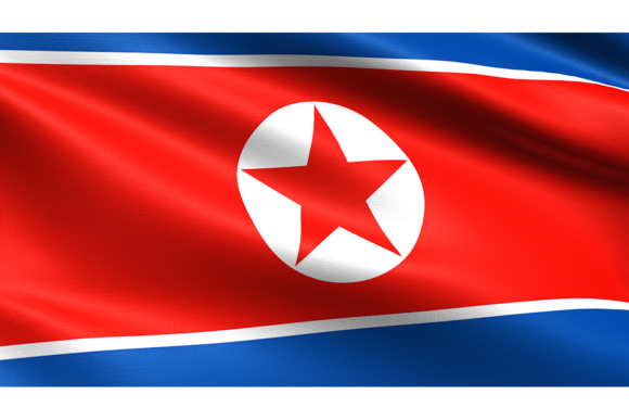 North Korea Flag, Waving Fabric Texture: A Designer's Guide