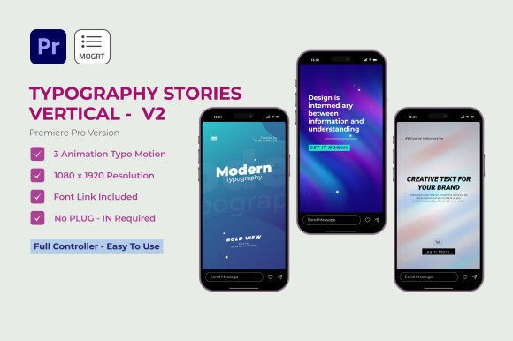 Typography Stories V2: Dynamic Text for Premiere Pro
