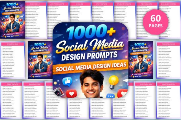 Unleashing Creativity with 1000+ Social Media Design Prompts
